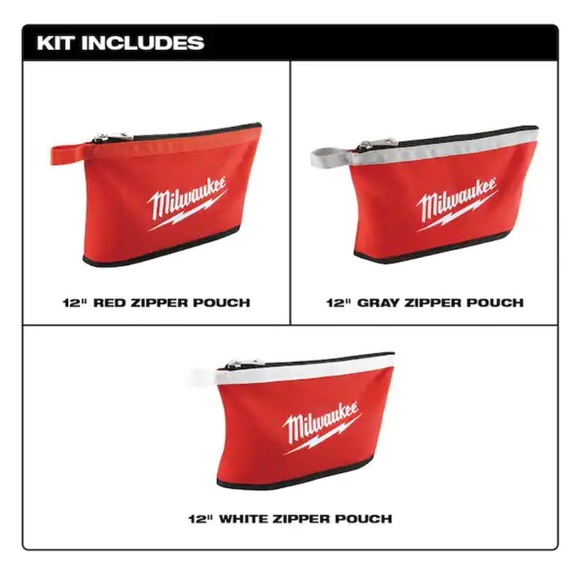 NWT Milwaukee 3 Pack Tool Bags - Picture 3 of 9